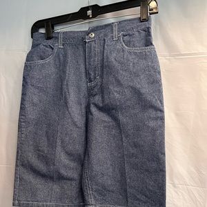 Calvin Klein boys denim, shorts. 4 pockets, adjustable waist. Size 12